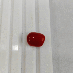 Natural Red Coral Stone - 1.71g & 9.40 Ratti