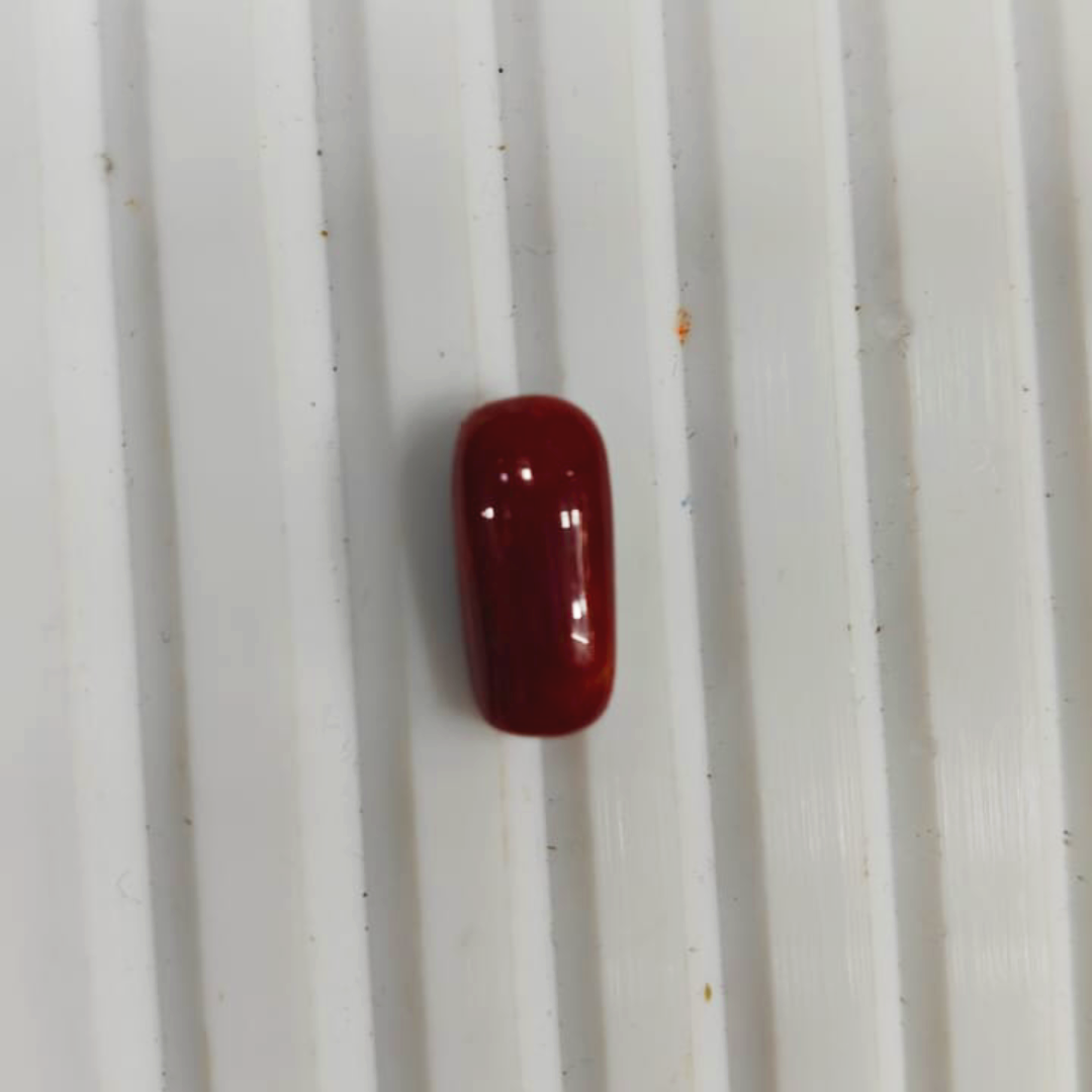 Certified Natural Red Coral Moonga - 1.49g & 8.19 Ratti