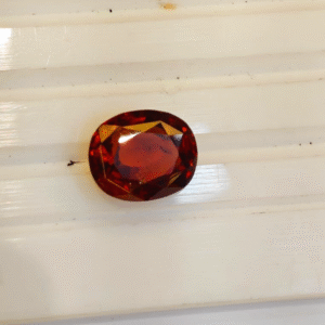 Natural Certified Hessonite Gomed Stone – 1.78g & 9.79 Ratti