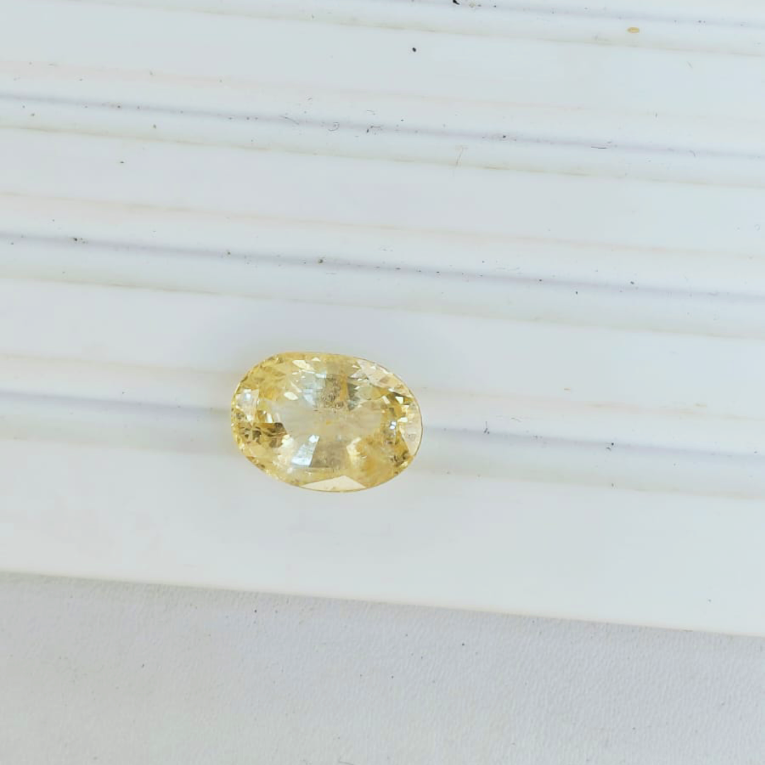 Darshani product editing template (24) Natural Yellow Sapphire – 1.17g & 6.43 Ratti