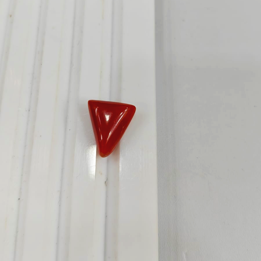 Natural Red Coral Moonga Stone - 1.02g & 5.61 Ratti