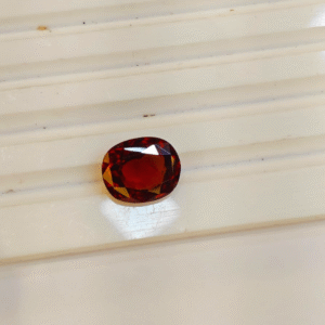 Natural Certified Hessonite Gomed Stone – 1.53g & 8.41 Ratti