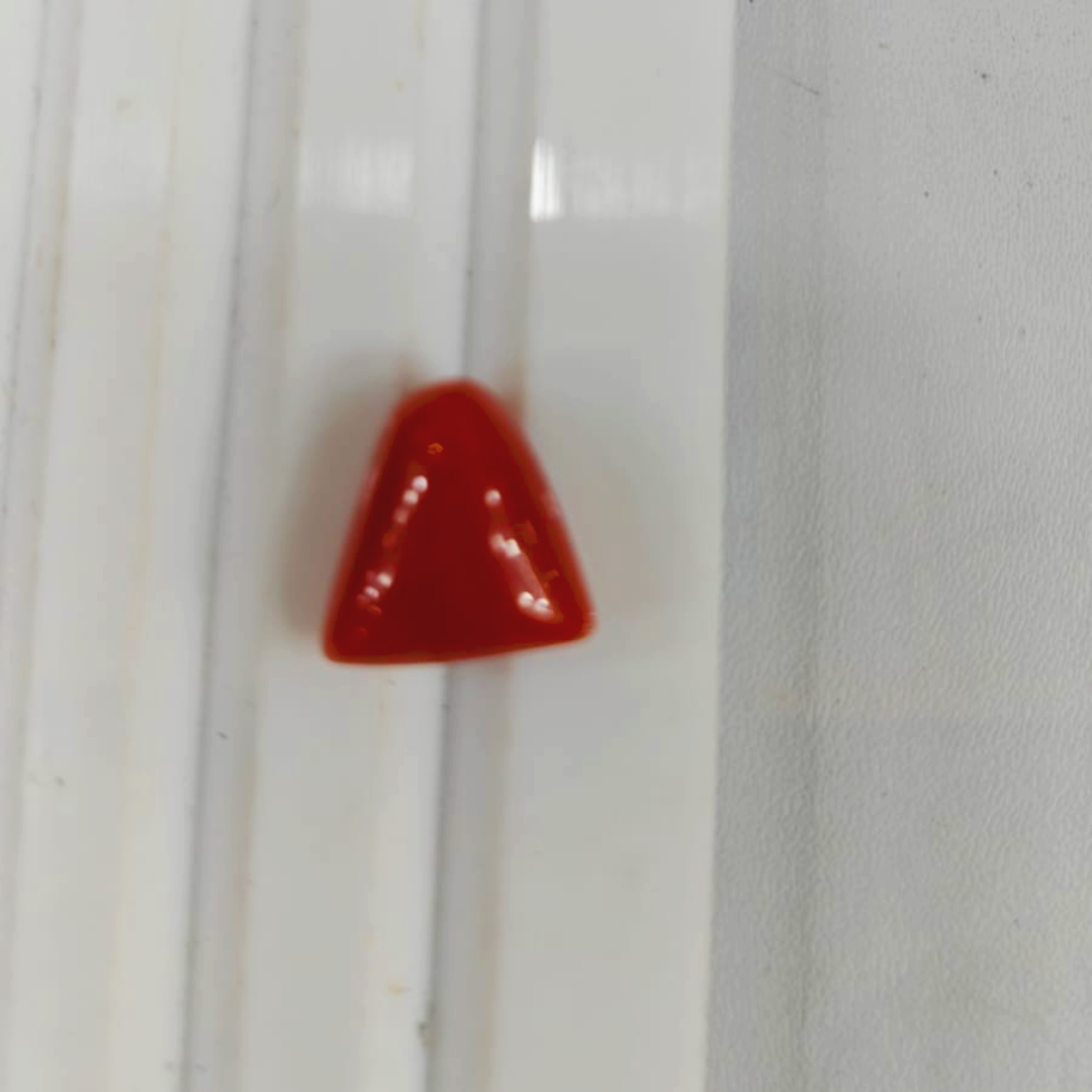 Genuine Natural Red Coral Gemstone - 1.10g & 6.05 Ratti
