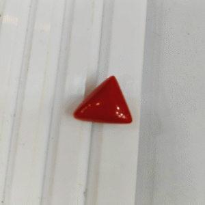 Natural Certified Red Coral Stone - 1.14g & 6.27 Ratti