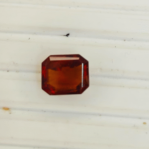 Natural Certified Hessonite Gomed Stone – 1.40g & 7.70 Ratti