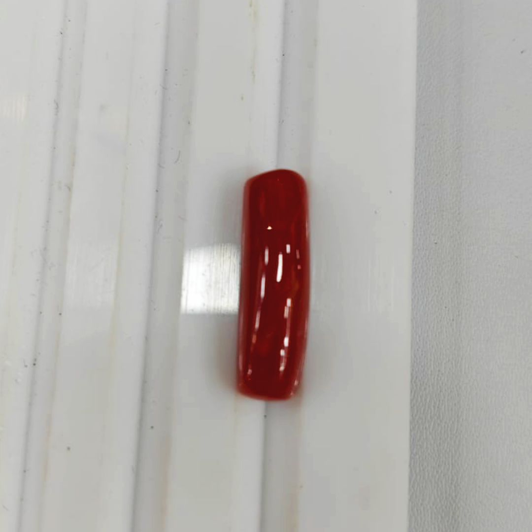 Darshani product editing template (35) Affordable Natural Red Coral Stone - 1.20g & 6.6 Ratti