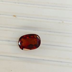 Certified Natural Hessonite Gomed Stone – 2.08g & 11.40 Ratti