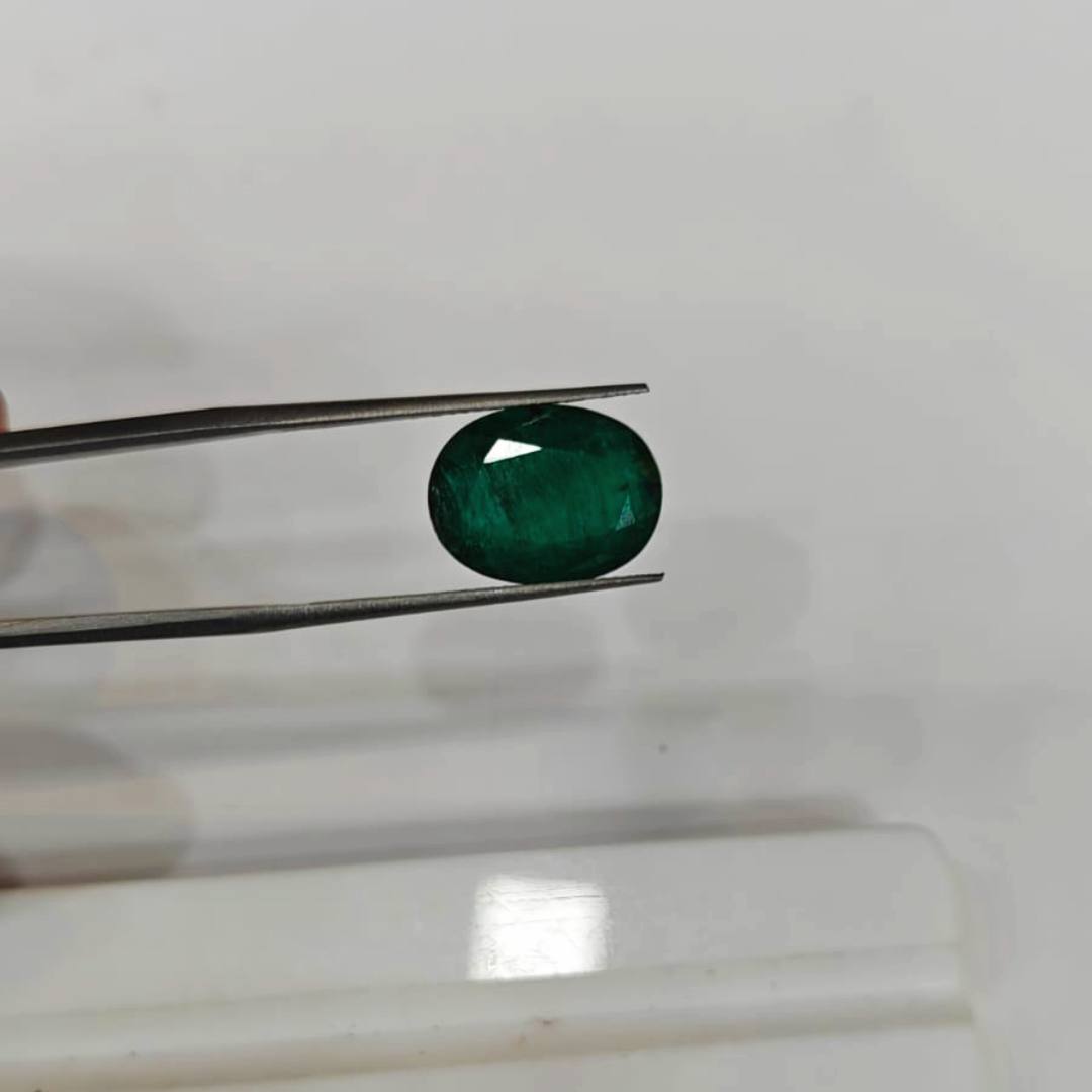 Natural Certified Emerald Stone - 1.42g & 7.81 Ratti