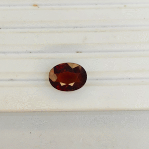Certified Natural Hessonite Gomed Stone – 1.57g & 8.63 Ratti