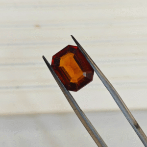 Certified Natural Hessonite Gomed Stone – 1.32g & 7.26 Ratti
