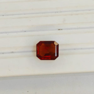 Certified Natural Hessonite Gomed Stone – 1.40g & 7.70 Ratti