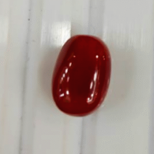 Premium Red Coral Moonga Stone - 1.65g & 9.07 Ratti