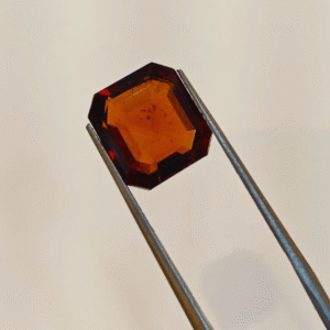 Natural Certified Hessonite Gomed Stone – 1.81g & 9.95 Ratti