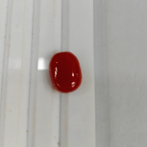Red Coral Moonga Gemstone - 1.30g & 7.15 Ratti