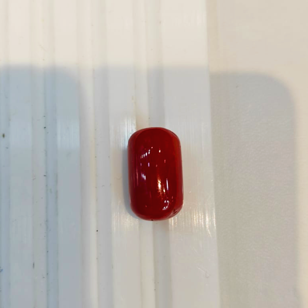 Natural Red Coral Gemstone - 2.53g & 13.91 Ratti