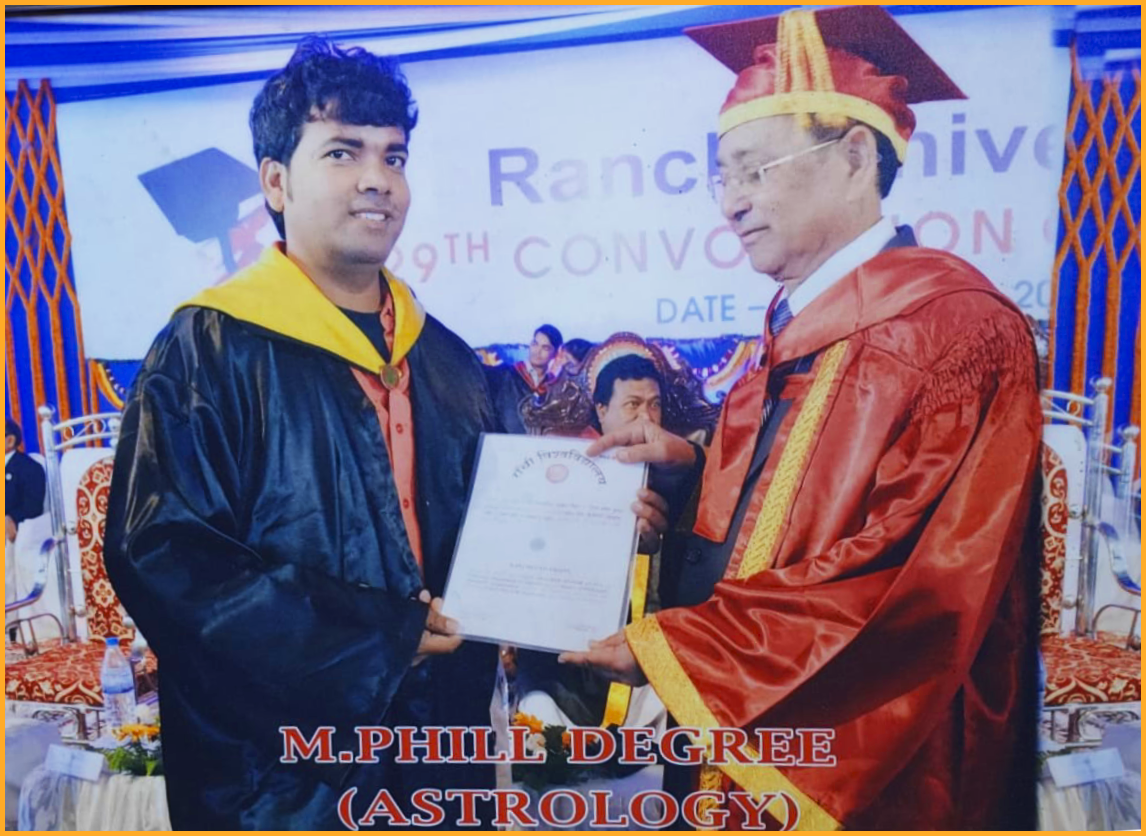 M.Phil (Astrology) (R.U.)